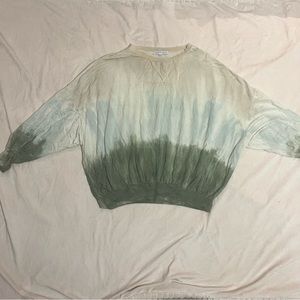 Oversized tie dye crewneck